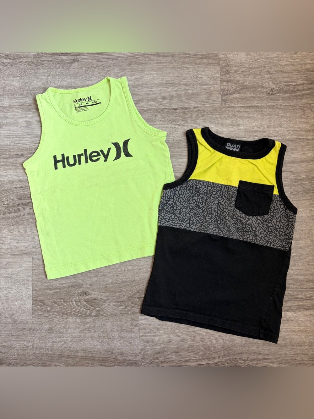 Hurley/Quad Seven boys tank tops